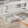 Under-Desk Large Capacity Invisible Storage Drawer for Office Desk - No Drilling Required