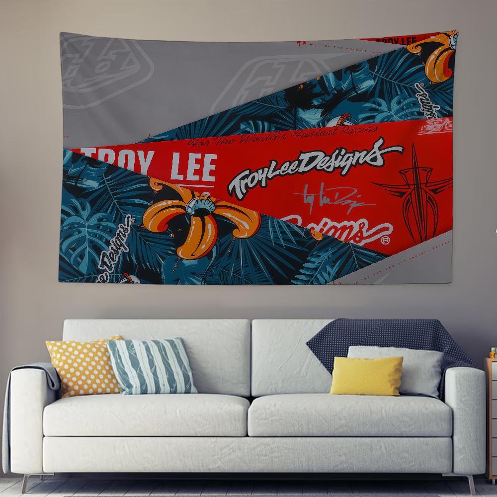 Cool Sport Troy Lee Designs Tapestry Background Hanging Cloth Bedroom Tapestry Room Decor Aesthetic Tapestry Wall Hanging
