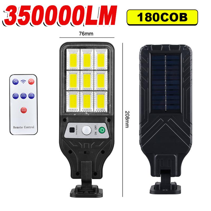 

350000LM наружные солнечные светильники датчик движения солнечные 3 режима водонепроницаемые настенные светильники безопасности для патио сад дверь уличный светильник