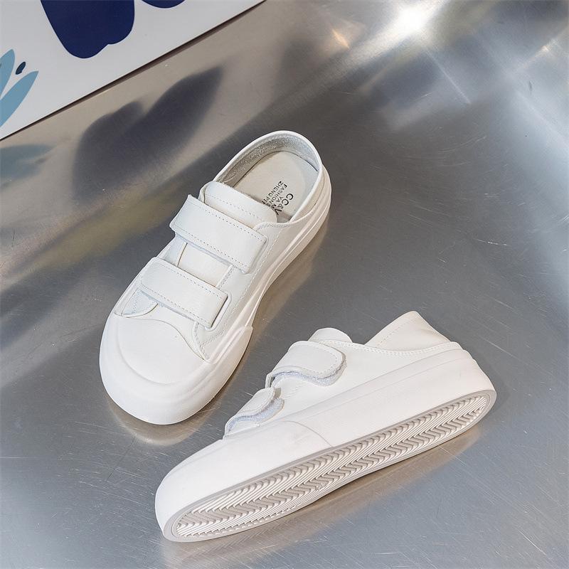 CCVV Damen 2023 Frühling Klettverschluss Casual Sneakers – Bequeme, vielseitige und trendige flache Schuhe