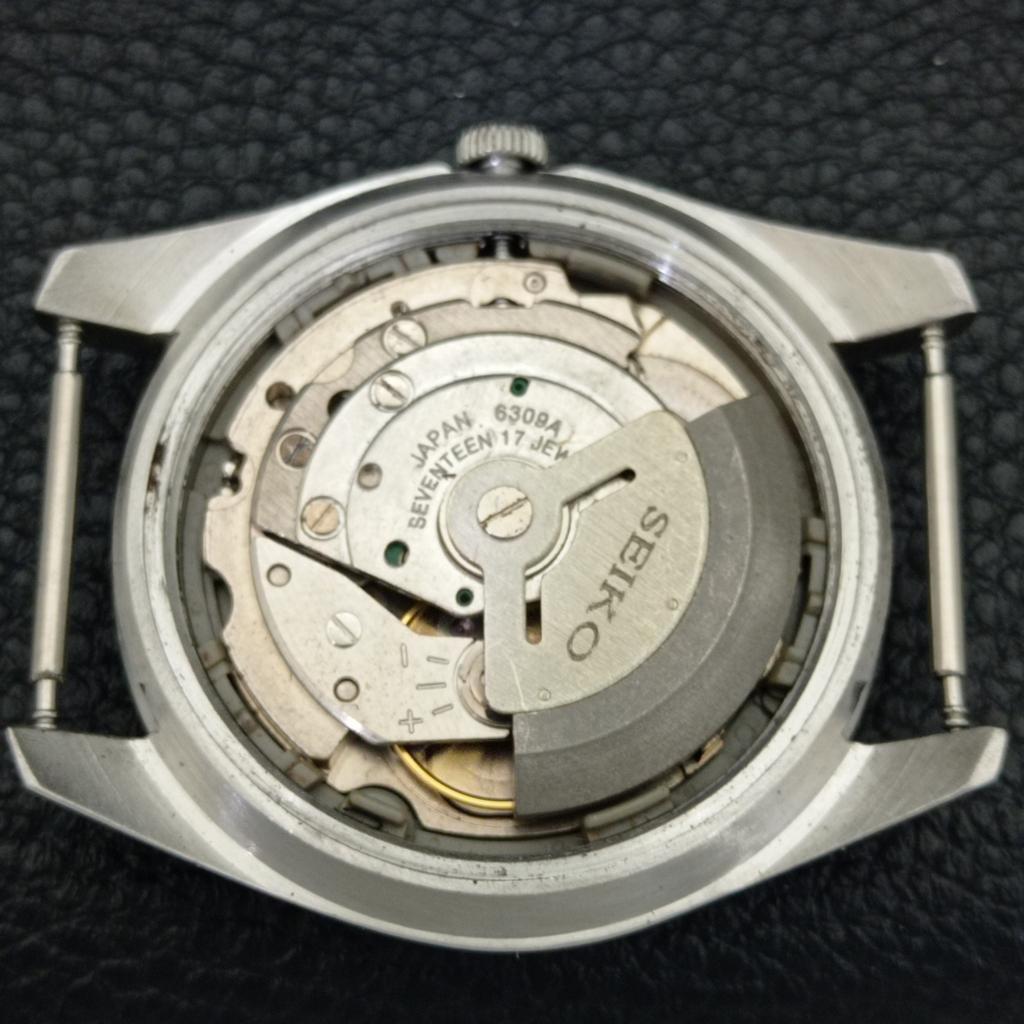 JAPAN VINTAGE SEIKO AUTOMATIC 6309A MENS FERRARI DIAL WATCH a700513-5