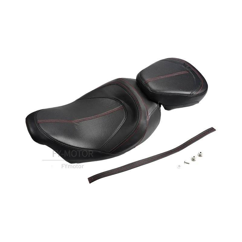 Motorcycle Low-Profile Two-Up Seat Fit For Harley Touring CVO (Street Glide, Road King Special, Classic) 2009-2023