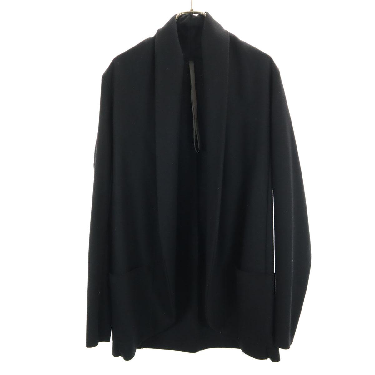 

KAZUYUKI KUMAGAI ATTACHMENT 100% шерсть, сделано в Японии Кардиган без пуговиц с длинным рукавом Мужской Б/у