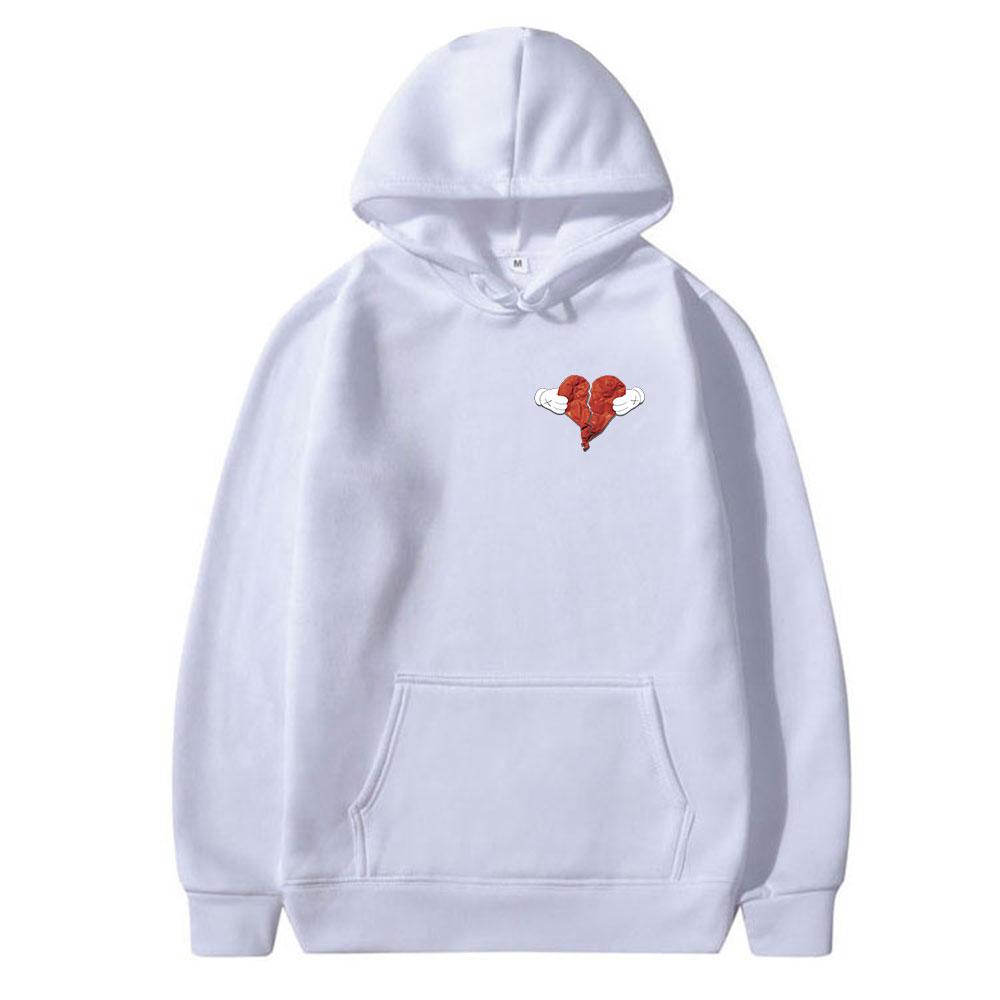 Kanye West Heartbreak Hoodies Hip Hop Vintage Men Women High Quality Long Sleeve Sweatshirts Casual Vintage Hoody Streetwear Y2K