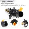 X Autohaux Engine Coolant Thermostat Housing Assembly for Peugeot 1007 2005-2017