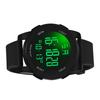 Digital Sports Watch Glass Waterproof Luminous Backlight Digital Watch with Adjustable Strap for Men