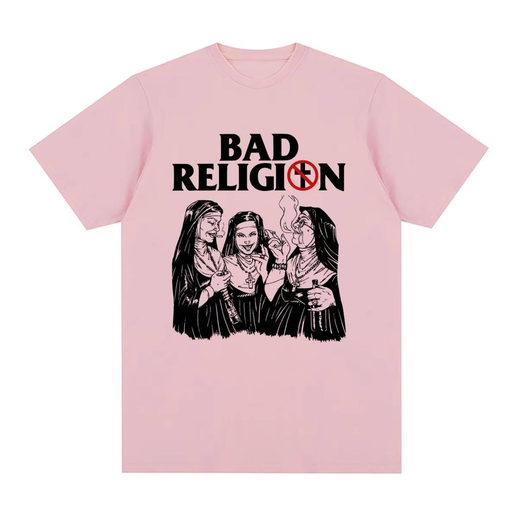 BAD RELIGION Vintage T-shirt Punk Rock American Casual Homme Streetwear Men T Shirt New Tee Suitable for Both Men and Women