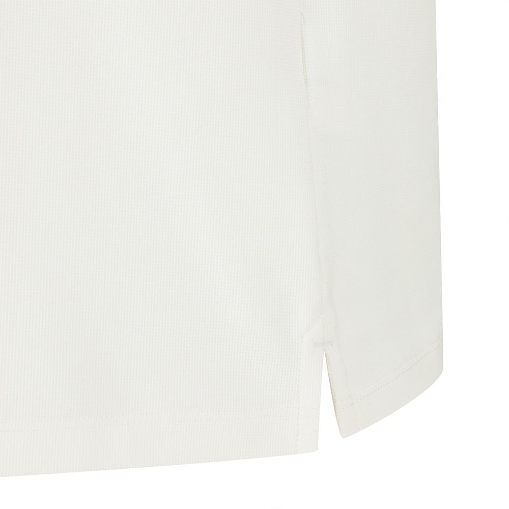 MALBON GOLF Women'S Color Block Waffle T-Shirt Cream (Woman)