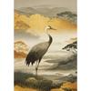 Minimal Zen Coastal Tree Koi Fish Sakura Posters Blue Wave Crane Modern Prints Canvas Painting Wall Art Picture Home Room Decor