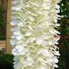 Garland 1m Artificial Hydrangea Wisteria Silk Flower Hanging Garden Home Wedding