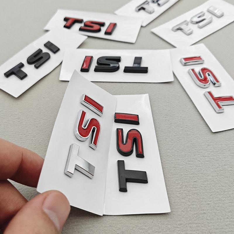AGLNX1 3D ABS Car Letter Fender Rear Trunk Emblem Stickers Decal Stying For Wlokswagen VW Golf 5 6 7 Polo Passat Auto Accessories