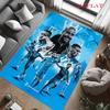 Tappeto Manchester City per Soggiorno Camera da Letto Casa Decorazione Divano, Tappetino Antiscivolo per Giochi Bambini