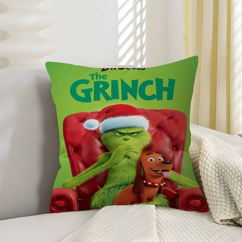 

Cartoon The GGrinchS Personalized picture text home decorative pillows Household Gifts xcm 30x30 cm