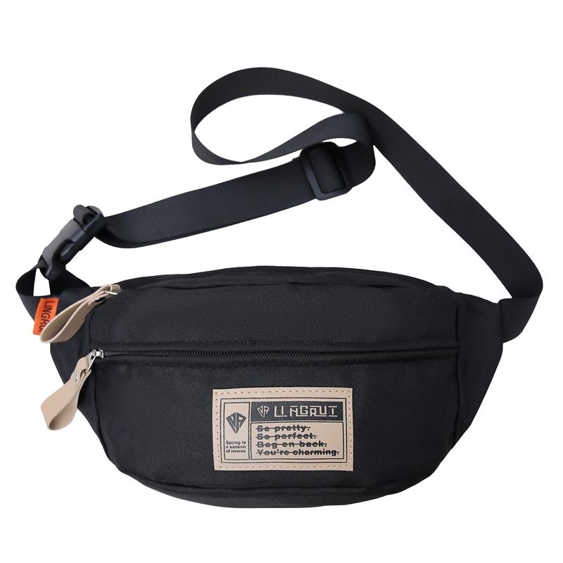 

Нагрудная сумка, мужская сумка через плечо, легкая спортивная поясная сумка для верховой езды для женщин чёрный