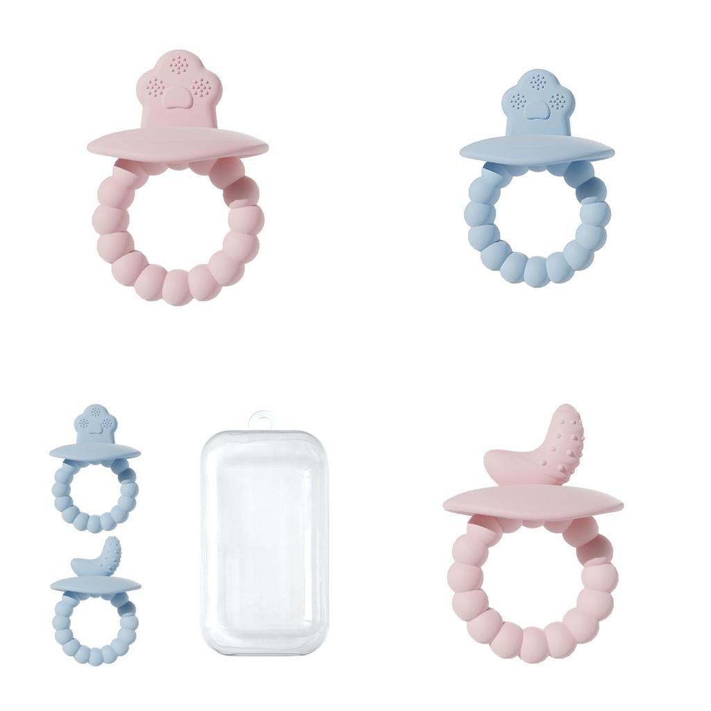 Baby Silicone Teething Toy With Foodgrade Material For Newborns And Infants