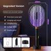 Mosquito Killer 3000V Automatic Ultraviolet Electric Trap Portable USB Type-C Handheld Desktop Lamp Home Office Use