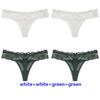 4Pcs/Lot Sexy Lace Panties Women Low-waist Briefs Female Hollow Out Underwear Intimates G String Ladies Lingerie Underpants
