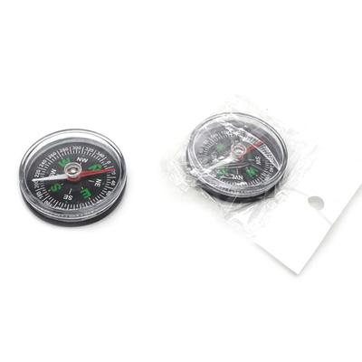 Tragbarer Mini-Präzisionskompass, praktischer Guider Survival Button Design-Kompass