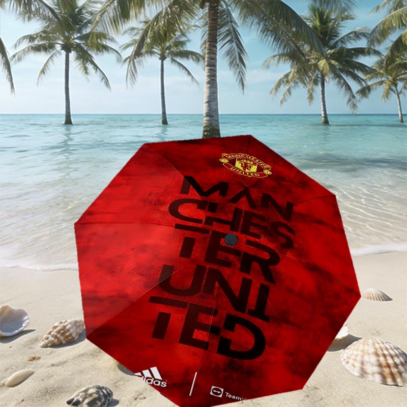 Football United F.C Print Umbrella Automatic Opening/ Closing - Portable Foldable Design - Daily use for Travel/Outdoor - Gift for Birthday