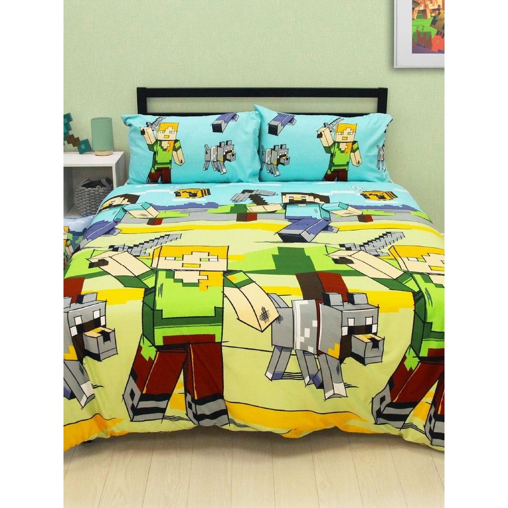 Minecraft Adventure Reversible Duvet Cover Set