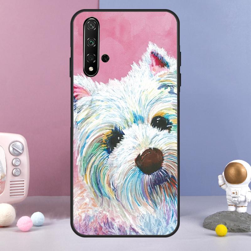 Westie Dog Cover For Huawei Nova Y61 Y91 Y60 Y70 Y90 9 10 SE 11 Pro 5T 11i 8i 3i P20 P40 P30 Lite Case