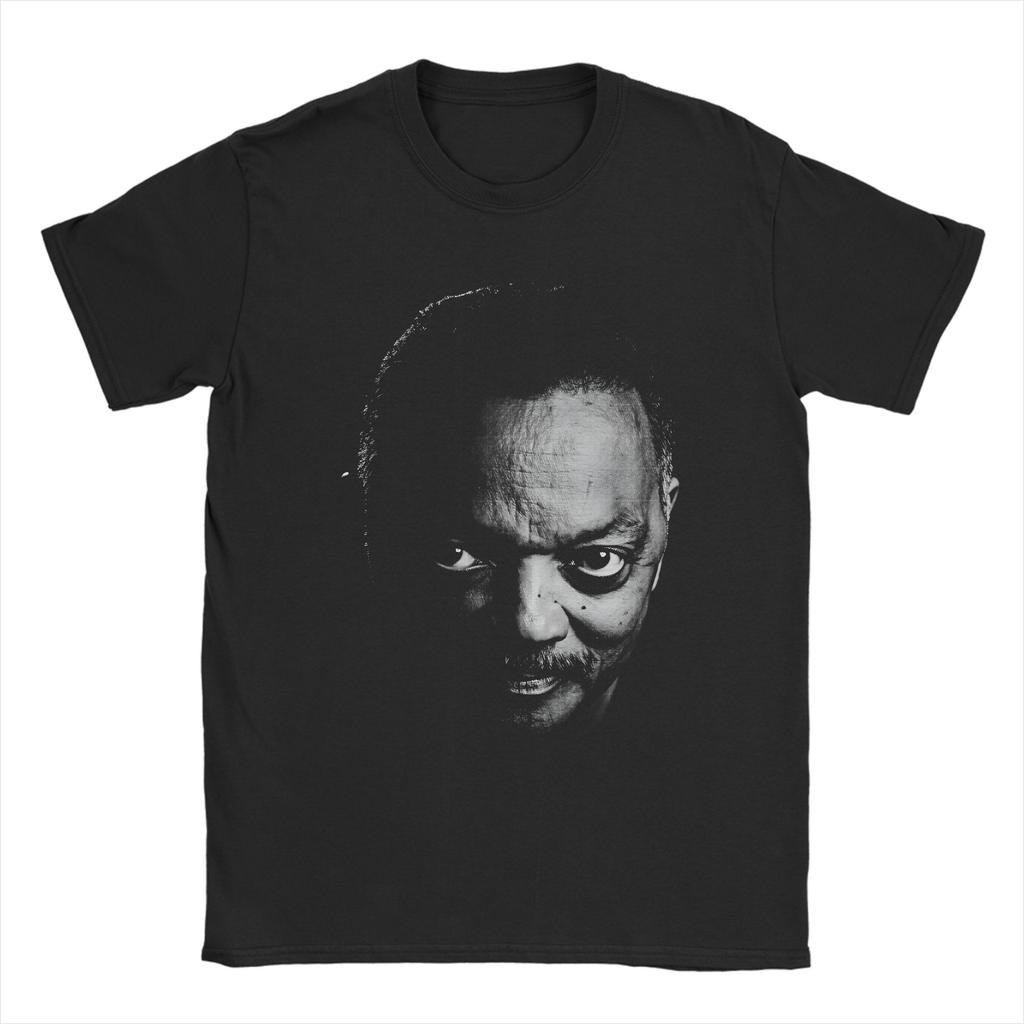 Jesse Jackson Rainbow Coalition  T Shirt for Men Cotton Funny TShirts O Neck  Tees Short Sleeve Clothing Summer