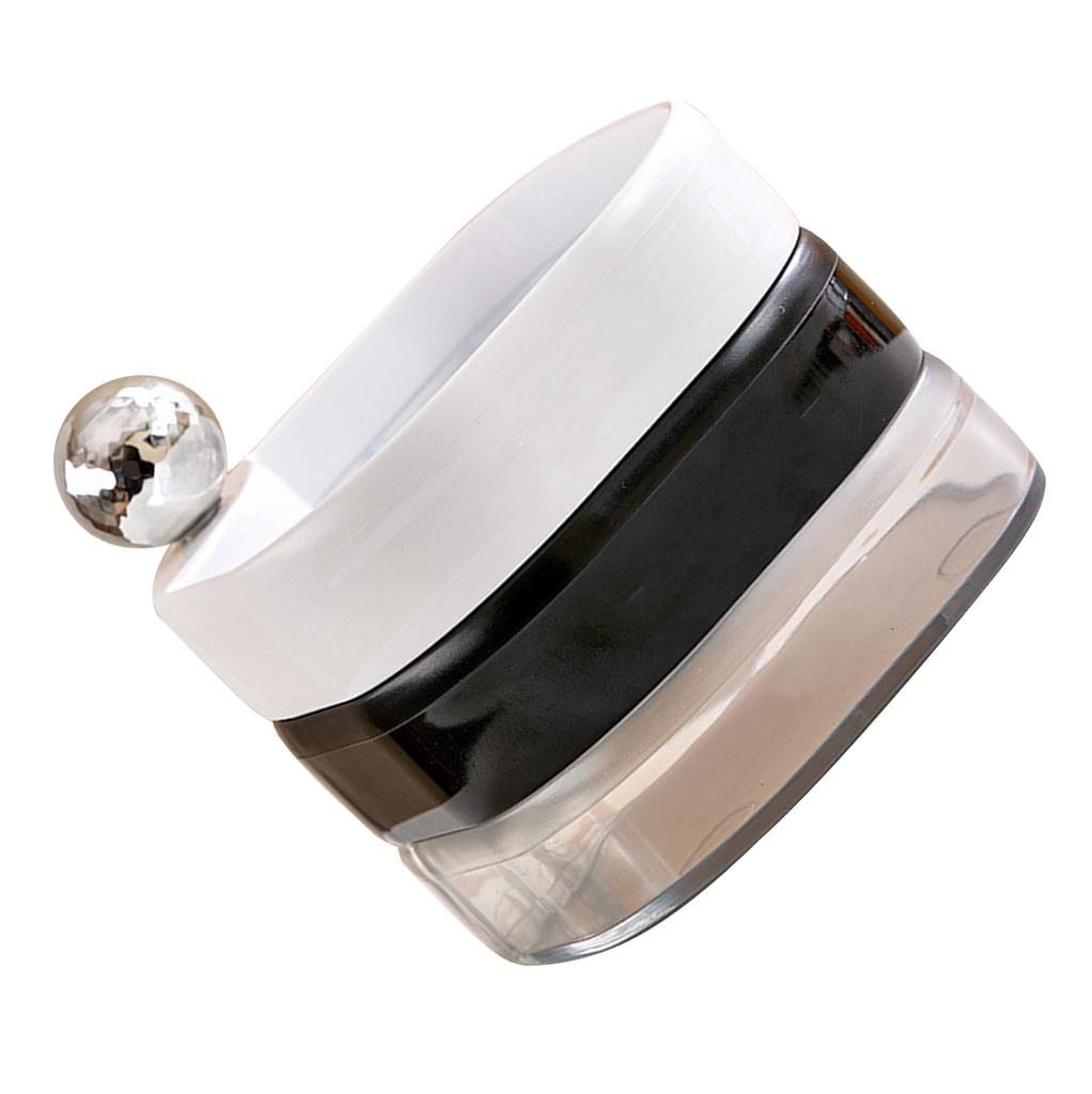 Rotatable Jewelry Box Multi Layer Plastic Anti Oxidation Delicate Rotating Jewelry Case for