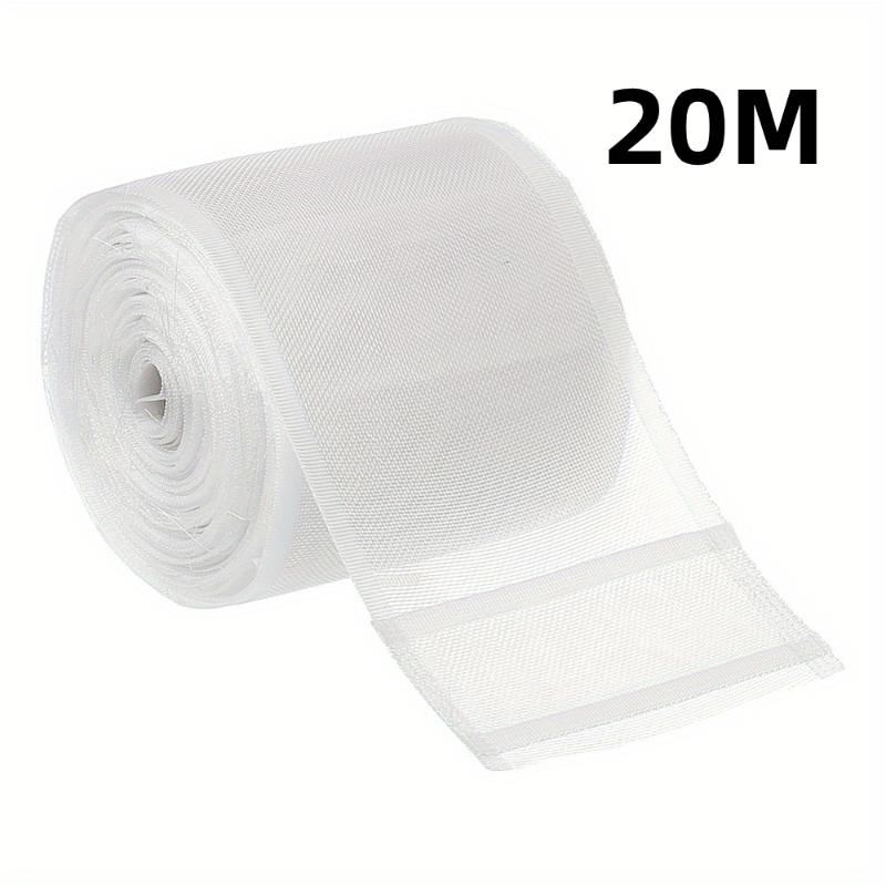 Transparent Pleated Curtain Tape Nylon Folding Tape Reinforced Hanging Strips White Flat Style For Hooking Curtains And Home Diy
