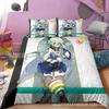 3D Print Touhou Project Remilia Scarlet Flandre Comfortable Duvet Quilt Cover Pillowcase Bedding Set Children Bedroom Decoration
