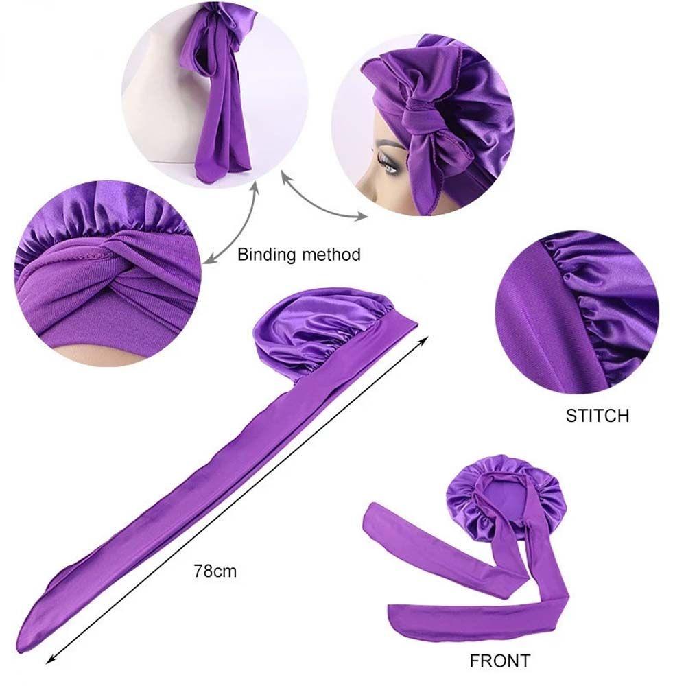 Girls Headwear Shower Headwear Hair Accessories Sleeping Hat Women Headwraps Turban Hat Sleep Cap