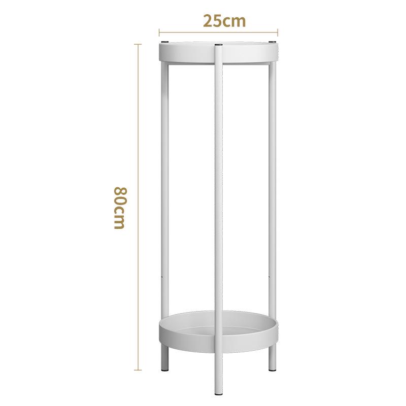 Elegant Multi-Tier Wrought Iron Indoor Plant Stand for Balcony or Living Room