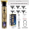 Rechargeable Electric Men's Hair Clipper: Waterproof, Special Carving Design