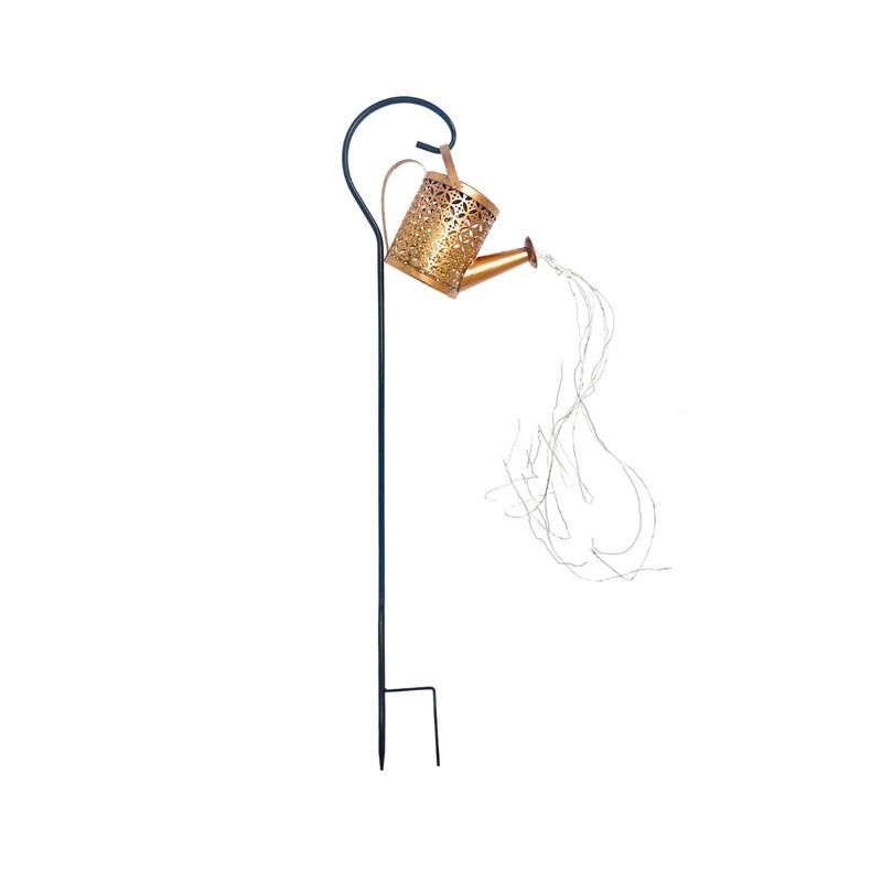 Solar Watering Can Garden Shower Light