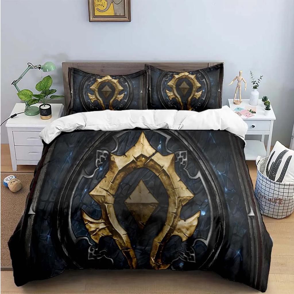 Hot Fashion 3D Game W-Warcraft Print Bedding Sets Bed Supplies Set Duvet Cover Bed Comforter Set Bedding Set Luxury Gift