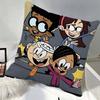 Cartoon The Iloud House Pillow Case Square Pillow Bedroom Sofa Leisure Comfort Cushion Car Home Decoration