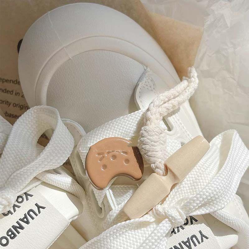 Milk Tea Ugly Cute Platform Big Head Shoes Women's Autumn New Versatile Niche Casual Bread Little White Board Shoes