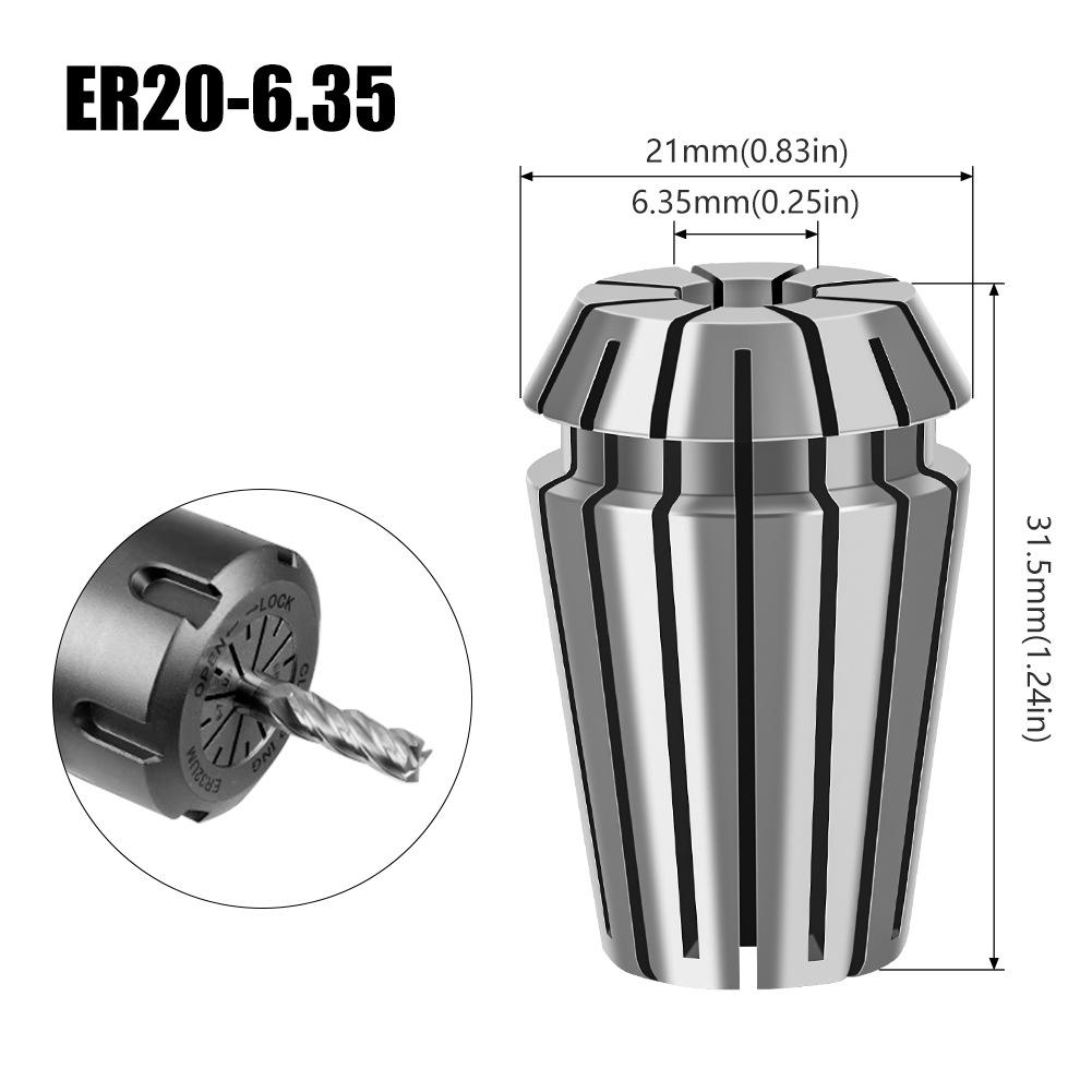 ER collet high precision spring chuck numerical control CNC tool holder machining center ER16ER20 fixture engraving machine chuck