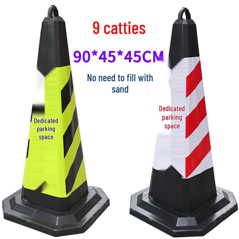 PVC Traffic Cone: 'No Parking' Barrier for Special Parking Spaces and Anti-Collision Vehicle Blocking