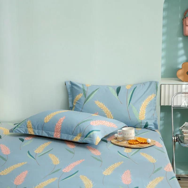 Two-pack Cotton Pillowcase Bedroom Bedding Double Single Pillow Core Cover