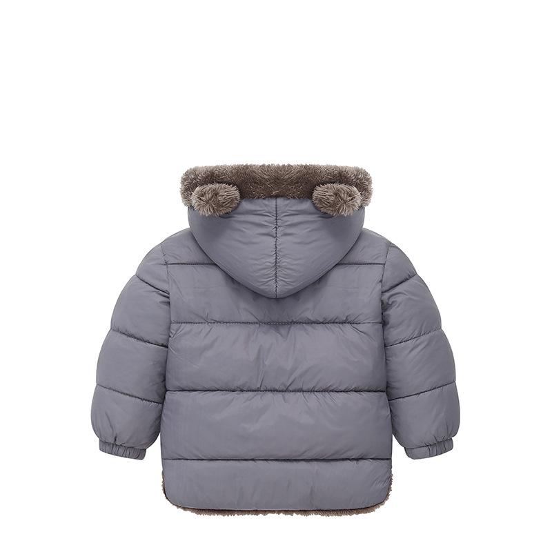 New Lambswool Cotton-Padded Jacket for Boys and Girls - Warm and Thickened Outerwear for Children