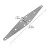 2Pcs 200Mm Heavy Duty Strap Hinge for Outdoor Gate Wooden Fence Barn Door Shed Cabinet Wardrobe Bookcase Decorative Iron Hinge