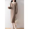 Women's Cashmere Dress Qinghe Cashmere 30% Cashmere 70% Wool Autumn and Winter Cashmere Skirt Soft and Warm