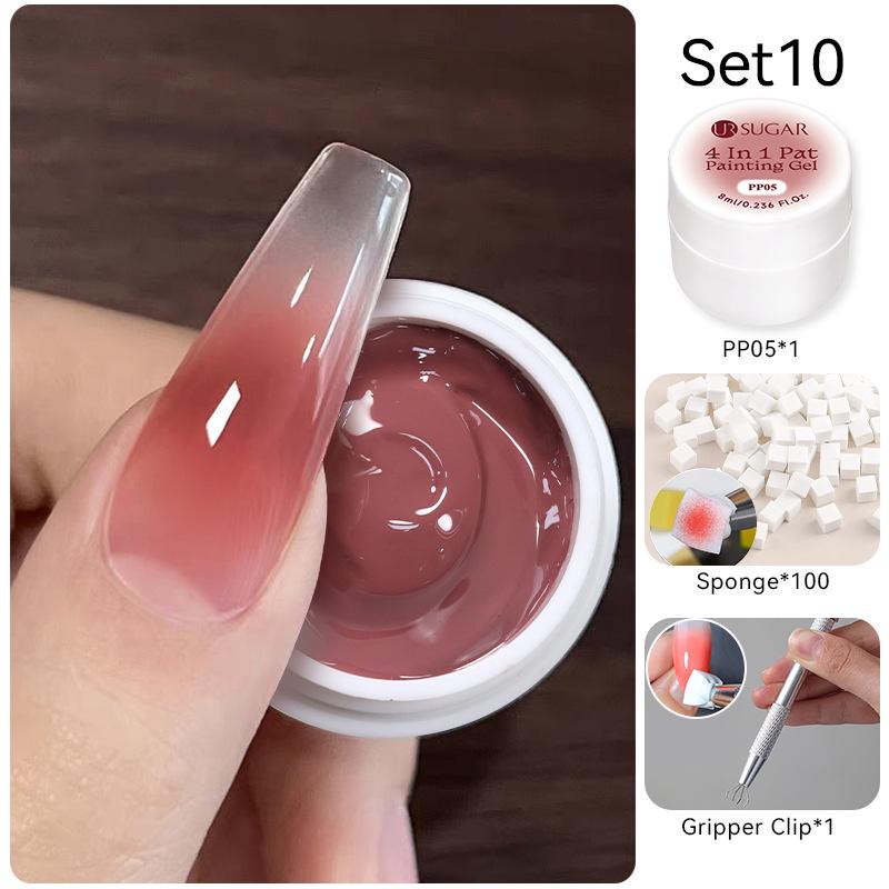 UR SUGAR Gel Pot: No-Wash Nail Art & Gradient Set