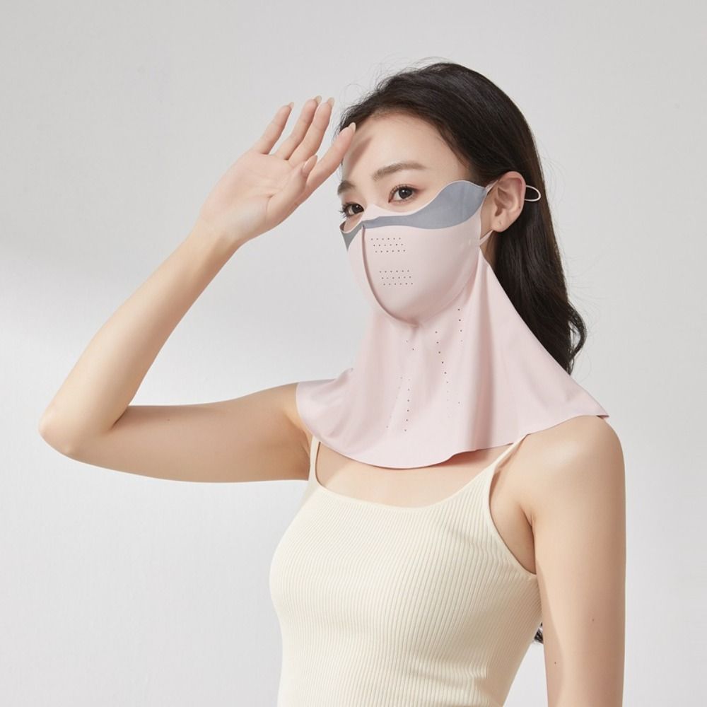 3D Breathable Sun Protection Mask UPF50+ Sunshade Face Mask New Anti-UV Neck Scarf Outdoor