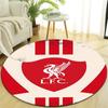 1pc L-Liverpool  Print Round Carpet Chair Round Carpet Suitable for Bedroom Living Room Home Decorative Carpet