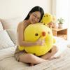Amuseable Super Soft Cartoon Doll Kawaii Little Yellow Chicken Plush Cushion White Toy Ornament Holiday Birthday Gift For Kids