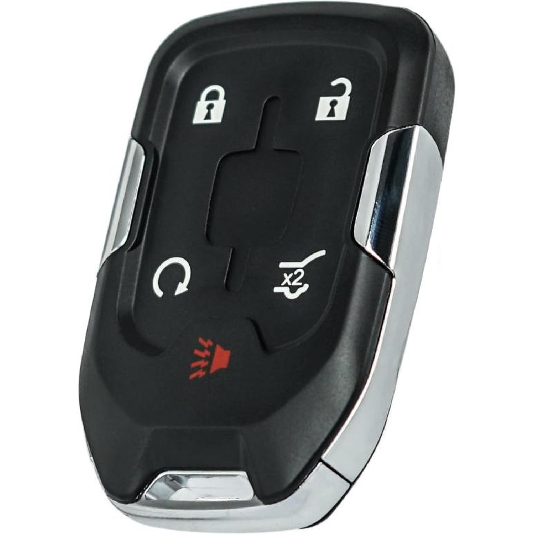 Key Fob Shell Case Replacement Fits for GMC Terrain Acadia 2017 Keyless Entry Remote Control 5 Button Pad Cover