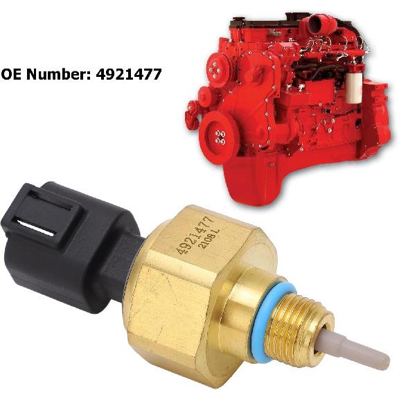 Oil Temperature Pressure Sensor Engine Oil Temperature Sensor Oil Temperature Pressure Sensor 4921477 Engine Switch Replacement for Ism Engine,