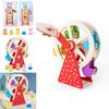 Wooden Animal Hand Crank Ferris Wheel Puzzle Toy For Baby And Toddler Learning