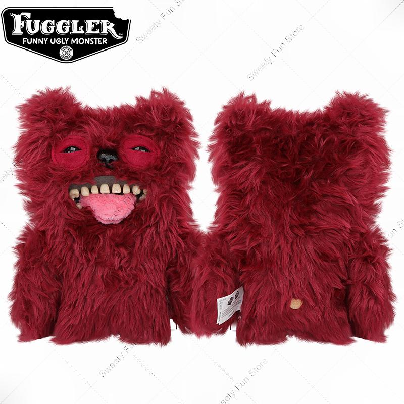100% Original Fuggler Plush Toys Funny Ugly HAIRY FUGGS Series Tooth Monster Stuffer Plushies Cute Sir Belch Screech Dolls Gifts